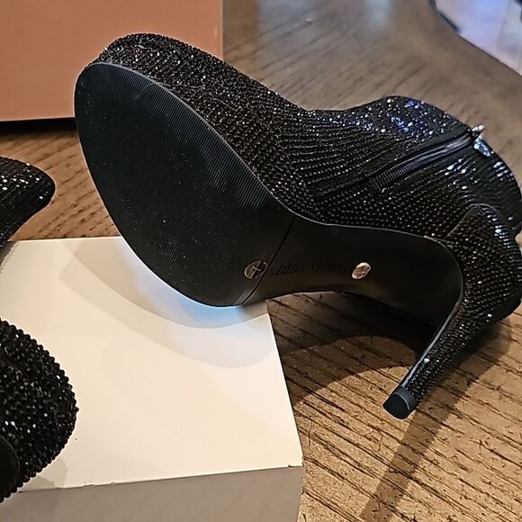 Black platform dress booties size 7 NWT Thalia Sodi - Picture 8 of 11